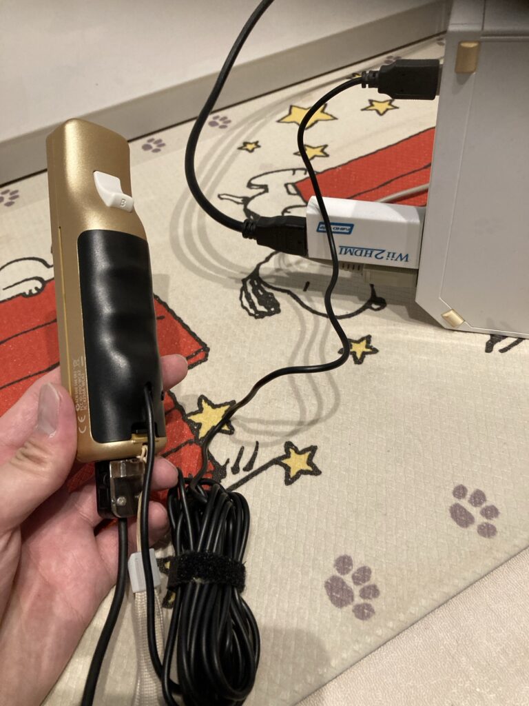 コントローラ給電風景