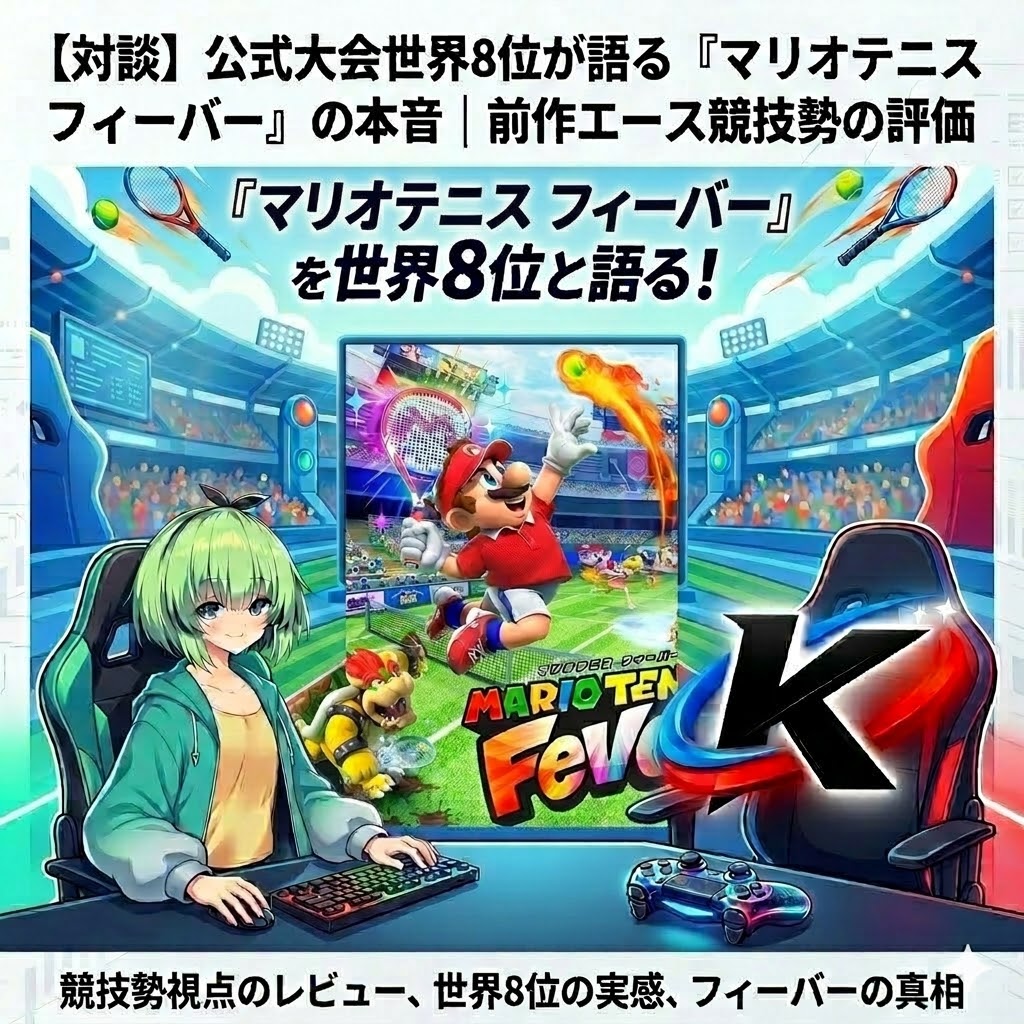 マリオテニスフィーバーアイキャッチ